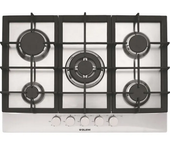 Glem Placa De Gas 70cm 5 Fuegos De Acero Inoxidable. - Gt755hix