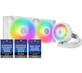 Arctic Cpu Enfriador De Agua Congelador Líquido Iii 280 A-rgb (blanco)