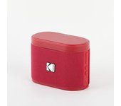 Kodak Soundbrix Altavoz Portátil Inalámbrico - Conexión Hasta 100 Altavoces - Base Magnética Y Sonido Potente 5w - Autonomía De 3 Horas - Rojo