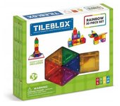 Tileblox Rainbow Set 30el With Magnetic Boards