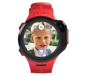 Elari Kidphone 4gr Reloj Inteligente Niños Con Gps/lbs/wifi,pantalla Redonda,cámara Y Resistente A Salpicaduras Rojo