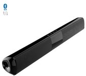 Barra De Sonido 2.0 Dam T90 Bluetooth 5.0. Entrada Rca, Auxiliar, Micro Sd Y Radio Fm. Batería Incorporada De 1800mah. 50x5,6x6,3 Cm. Color: Negro