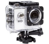 Cámara Deportiva Dam Komir Hd720p Con 12 Mpx, Pantalla 2 Pulgadas Y 14 Accesorios. 6x2,5x4 Cm. Color: Blanco