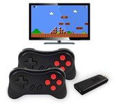 Consola De Videojuegos Dam U-06, Conexión Hdmi A Tu Pantalla Tv. Fullhd. Incluye 660 Juegos Retro Arcade Clásicos. 12x3x6,5 Cm. Color: Negro