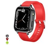 Smartwatch Dam Phone T36 4g Con So Android Incorporado. Funciones Avanzadas Y Localizador Gps, Wifi Y Lbs. 5x2x4 Cm. Color: Rojo