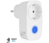 Enchufe Dam Broadlink Sp3 Con Control Remoto Mediante Wifi Compatible Con Alexa 5x8x9 Cm. Color: Blanco