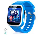 Smartwatch Dam Infantil Y90 Con Cámara De Fotos Y Video, 6 Juegos, Grabadora De Voz Y Reproductor De Música. 4,2x1,2x5,5 Cm. Color: Azul