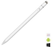 Pencil Pendam P7-c Universal. Para Ios/android/windows. Con Carga Rápida Usb-c Y Absorción Magnética. 16,5x1x1 Cm. Color: Blanco