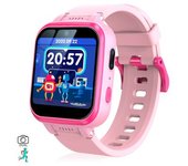 Smartwatch Dam Infantil Y90 Con Cámara De Fotos Y Video, 6 Juegos, Grabadora De Voz Y Reproductor De Música. 4,2x1,2x5,5 Cm. Color: Rosa