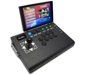 Consola Retro Dam Arcade 3d 64gb 4222 Juego Wifi Pandora Forrest. Pantalla Full 10" .plegable Y Portable. 37x9x24 Cm. Color: Negro