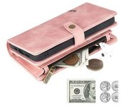 Funda Tipo Libro Con Tapa Rosa De Para Iphone 11 Pro Max