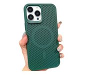 Magsafe Breathable Cover Para Iphone 13 Pro Max Green