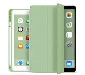 Funda Tipo Libro Con Soporte Para Apple Pencil Para Ipad Pro 11 2021 3.a Generación Verde Claro