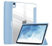 Funda Tipo Libro Crystal Folio Para Ipad Pro 12.9 2021 5.a Generación Azul