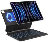 Magic Style - Funda Magnética Con Teclado Tipo Folio Para Ipad De Décima Generación (10,9a Generación, 2022), Color Negro