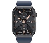Reloj Inteligente E500 Con Pantalla Cuadrada Hd De 1,83 Pulgadas Y Correa De Tpu (negro)