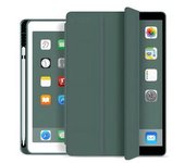 Funda Tipo Libro Con Soporte Para Apple Pencil Para Ipad Pro 11 2021 3.a Generación Verde Oscuro