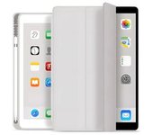 Funda Tipo Libro Con Soporte Para Apple Pencil Para Ipad Pro 11 2021 3.a Generación Gris