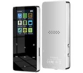 Reproductor Mp3 Y Mp4, Altavoz Compatible Con Bluetooth, Tecla Táctil Integrada, 16gb, Mini Walkman Portátil De Metal Hifi Con Radio Y Grabación Fm