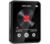 Reproductor De Mp3 Bluetooth, Pantalla Táctil De 2,4 Pulgadas, Reproductor De Música Hifi, Compatible Con Expansión De 128g, Altavoz Incorporado Con
