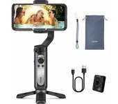 Hohem Isteady X2-3-axis - Estabilizador Plegable Para Smartphone Con Mando A Distancia Tipo C, Carga Inversa Compatible Con Iphone 12 11 Pro Max