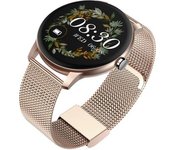 Smartwatch 1,3", Llamadas, Bluetooth, 100+ Modos, Ip67, Frecuencia Cardíaca, Oro Rosa