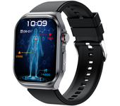 Smartwatch Ecg, Llamadas, Grasa, Presión, Azúcar, Frecuencia, Salud, Deportes (negro)