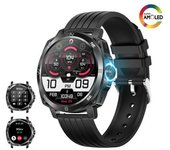 Smartwatch Hombre 1.43" Amoled Hd, Llamadas Bluetooth, Compatible Android Iphone, Negro