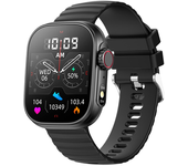 Reloj Inteligente Con Llamadas Bluetooth, Pantalla 2,01", Frecuencia Cardíaca, Temperatura Corporal, Led (negro)