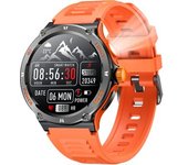Smartwatch 1.53" 3atm Led, Llamadas Bluetooth, Fc, Bp, Podómetro Y Brújula, Naranja