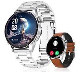 Smartwatch Hombre 1.39" Tft, Llamada Bluetooth, Batería 300mah, Resistente Al Agua, Plata