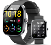 Reloj Bluetooth, Llamadas, Meteorología, Frecuencia Cardíaca, Presión Arterial, Control De Música (negro)