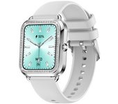 Reloj Inteligente Bluetooth, 1.6" Táctil, Llamadas, Fitness, Sueño, Spo2, Iphone/android (plata)