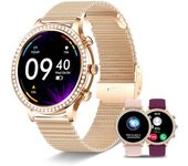 Reloj Inteligente, Llamadas, 1,32", Ai Voz, Frecuencia Cardíaca, Sueño, Podómetro, Resistente Al Agua (oro Rosa)