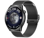 Reloj Inteligente Mujeres, 1.43" Amoled, Llamadas, Agua, 100 Modos Deportivos, Fitness (negro)