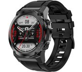 Reloj Militar Amoled 1.43" Llamadas, Fitness Ip68 Y Nfc, 400 Mah, Negro