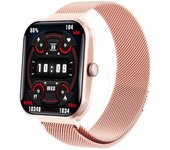 Smartwatch Mujer F96, 1.90" Fitness, Llamadas, Ip68, Frecuencia Cardíaca, Sueño (rosa)
