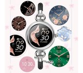 Reloj Conectado Mujer, Monitor Salud, Oxígeno, Presión Arterial, Podómetro, Ios/android, Oro