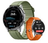 Chronus Gtx15 Gps, Reloj Inteligente, Frecuencia Cardíaca, 3atm, Verde