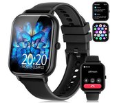 Smartwatch Chronus 1,83" Fitness, Llamada, Ritmo Cardíaco/sueño, Ip68, Negro