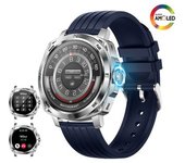 Smartwatch Hombre 1.43" Amoled Hd, Llamadas Bluetooth, Compatible Iphone Android, Azul
