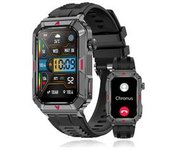 Smartwatch Hombre 1.57" Pantalla Cuadrada, Compatible Android Ios, Negro