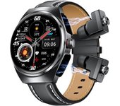 Reloj Inteligente Con Auriculares, Pantalla 1,53", Llamadas, Actividad, Música Tws, Larga Duración (negro)