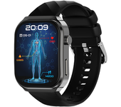 Reloj Curvo 2.2", Llamadas Bluetooth, Asistente De Voz, Frecuencia Cardíaca, Oxígeno (negro)