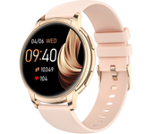 Reloj Inteligente Para Mujeres, Frecuencia Cardíaca, Salud Femenina, Pasos, Llamadas Bluetooth, Sueño, Pantalla Hd (rosa)