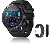 Smartwatch Militar Con Llamada Bluetooth 600 Mah - Negro