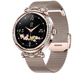 Reloj Inteligente Mujer 100 Deportes Ip68 Llamadas Y Salud, Oro Rosa