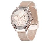 Relojes Inteligentes Mujeres, Llamadas Bluetooth 1.28", Fitness, Sueño, Control Voz (oro Rosa)