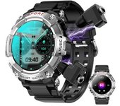 Reloj Inteligente Con Auriculares, 1.52" Táctil, Llamadas, Fitness, Música, Sueño (plata)
