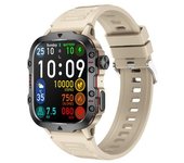 Smartwatch 1,96" Llamadas, Control Salud Y Ejercicio, Android, Caqui